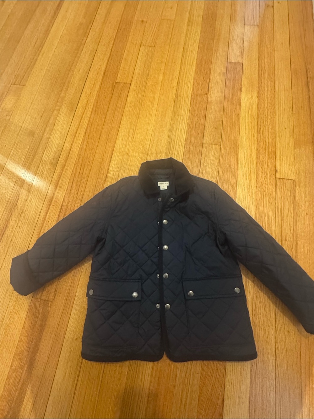 J. Crew Boys Navy Quilted Jacket